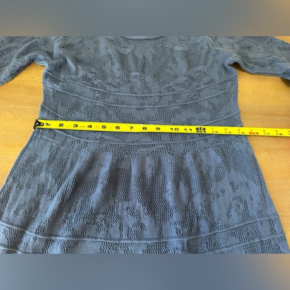 Sundance Women’s Dusty Blue Tunic Dress Lace Silk/cotton PM - Picture 7 of 10